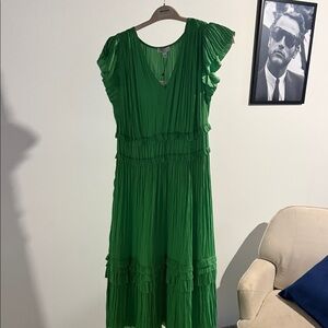 Current Air Vibrant Green Maxi Dress